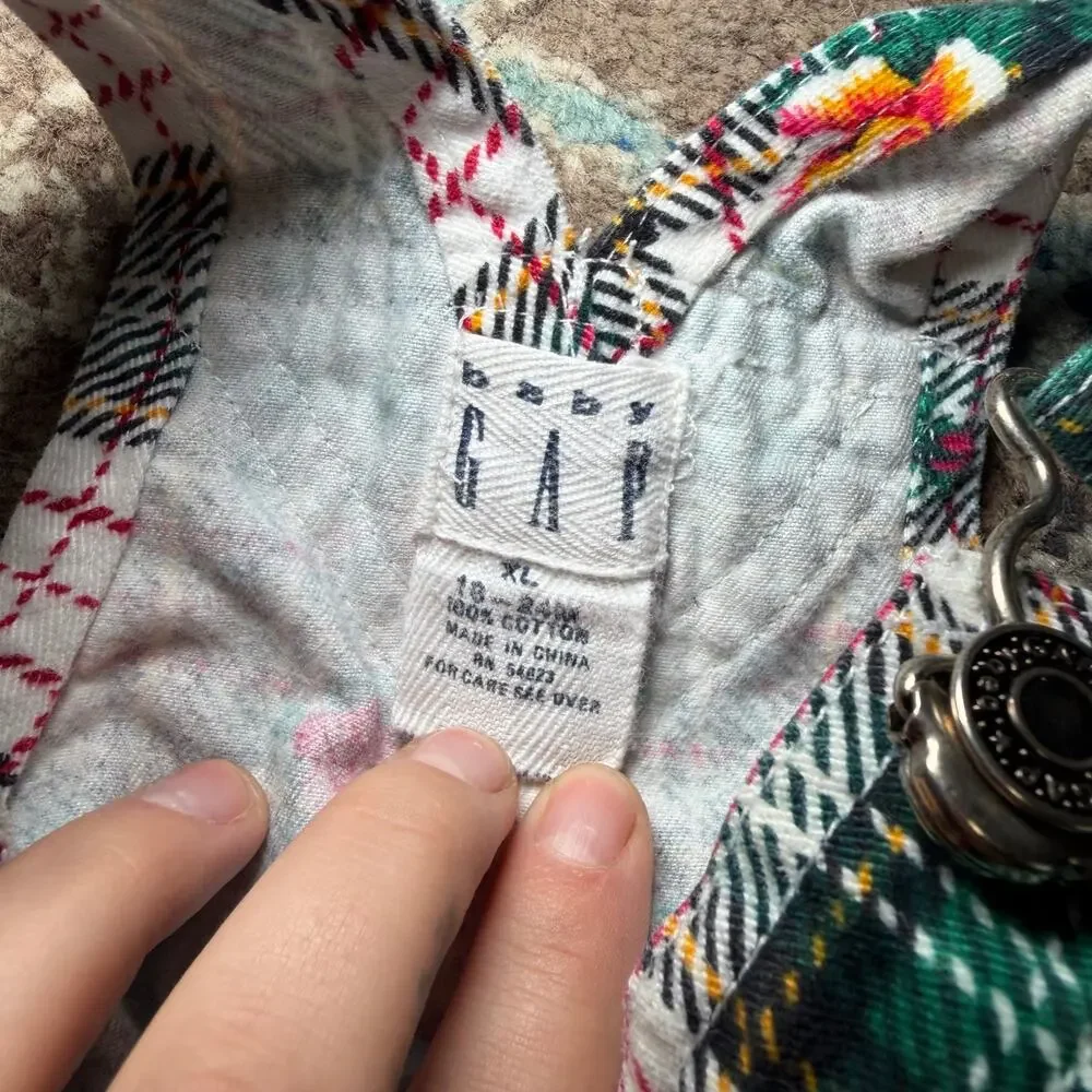 Baby GAP Overalls floral design